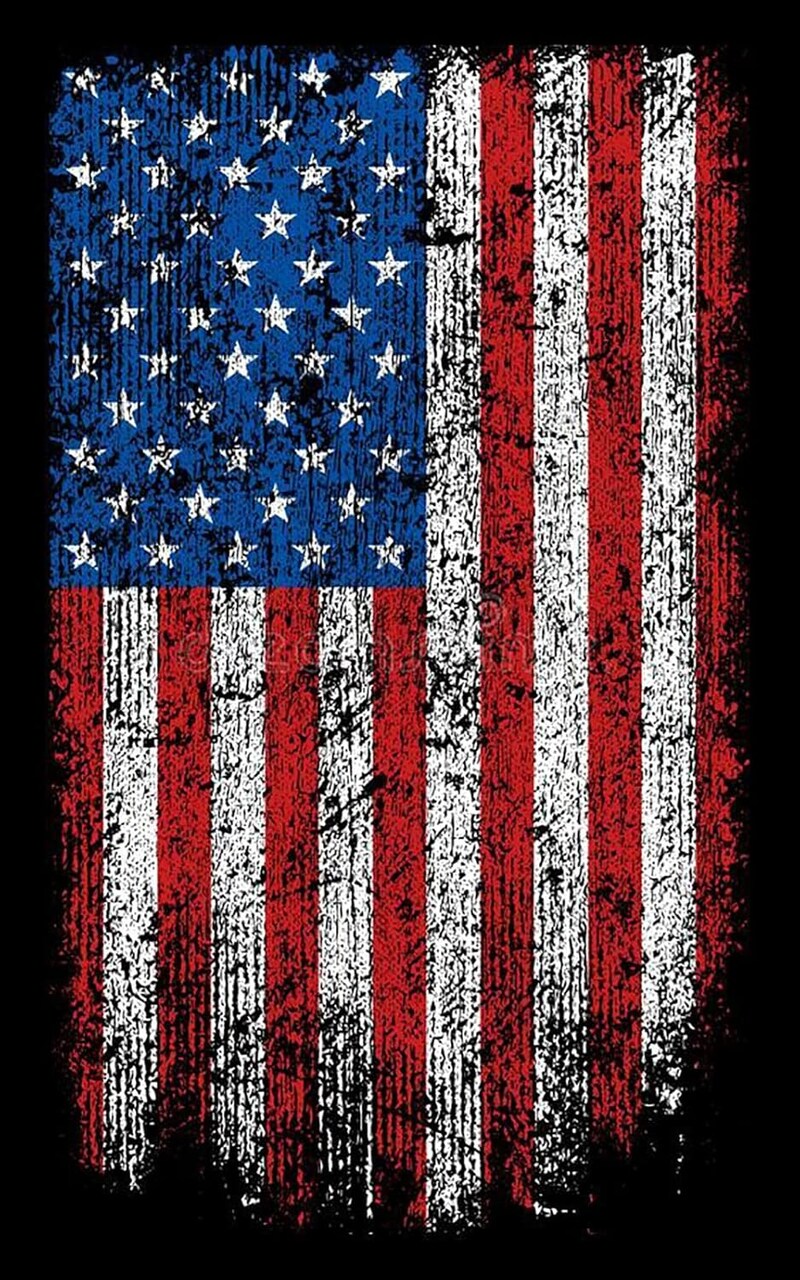 5D DIY American Flag Diamond Painting Kit – Full Drill Crystal Rhinestone Art, 12x18 in, Cross-Stitch Style Wall Decor for Adults & Kids